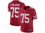 San Francisco 49ers #75 Laken Tomlinson Red Team Color Vapor Untouchable Limited Player NFL Jersey
