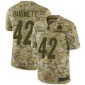 Pittsburgh Steelers #42 Morgan Burnett Limited Camo 2018 Salute to Service NFL Jersey