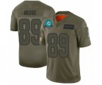 Miami Dolphins #89 Nat Moore Limited Camo 2019 Salute to Service Football Jersey