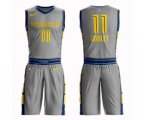 Memphis Grizzlies #11 Mike Conley Authentic Gray Basketball Suit Jersey - City Edition