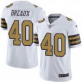 New Orleans Saints #40 Delvin Breaux Limited White Rush Vapor Untouchable NFL Jersey