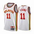 Atlanta Hawks #11 Trae Young 2022-23 White Association Edition Stitched Jersey