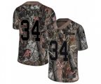 Chicago Bears #34 Walter Payton Limited Camo Rush Realtree NFL Jersey