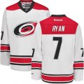 Carolina Hurricanes #7 Derek Ryan Authentic White Away NHL Jersey
