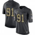 Tennessee Titans #91 Derrick Morgan Limited Black 2016 Salute to Service NFL Jersey