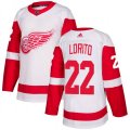Detroit Red Wings #22 Matthew Lorito Authentic White Away NHL Jersey