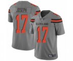 Cleveland Browns #17 Greg Joseph Limited Gray Inverted Legend Football Jersey