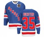 CCM New York Rangers #35 Mike Richter Authentic Royal Blue 75TH Throwback NHL Jersey