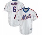 New York Mets #6 Jeff McNeil Replica White Alternate Cool Base Baseball Jersey