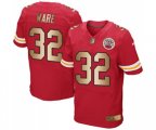 Kansas City Chiefs #32 Spencer Ware Elite Red Gold Team Color Football Jersey