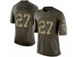 Houston Texans #27 D'Onta Foreman Limited Green Salute to Service NFL Jersey