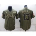 Atlanta Braves #13 Ronald Acuna Jr. Salute To Service Stitched Baseball Jersey