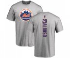 New York Mets #20 Pete Alonso Ash Backer T-Shirt