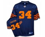 Chicago Bears #34 Walter Payton Blue 1940s Authentic Throwback Football Jersey