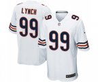 Chicago Bears #99 Aaron Lynch Game White Football Jersey