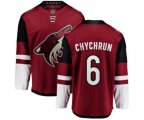 Arizona Coyotes #6 Jakob Chychrun Fanatics Branded Burgundy Red Home Breakaway Hockey Jersey