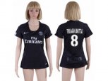 Women Paris Saint-Germain #8 Thiago Motta Sec Away Soccer Club Jersey