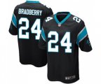 Carolina Panthers #24 James Bradberry Game Black Team Color Football Jersey
