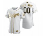 Los Angeles Dodgers Custom Nike White Authentic Golden Edition Jersey
