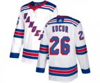 Reebok New York Rangers #26 Joe Kocur Authentic White Away NHL Jersey