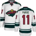 Minnesota Wild #11 Zach Parise Authentic White Away NHL Jersey