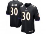 Baltimore Ravens #30 Kenneth Dixon Game Black Alternate NFL Jersey