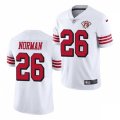 San Francisco 49ers #26 Josh Norman Nike White Retro 1994 75th Anniversary Throwback Classic Limited Jersey