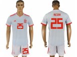 Spain #25 Reina Away Soccer Country Jersey