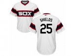 Chicago White Sox #25 James Shields Replica White 2013 Alternate Home Cool Base MLB Jersey