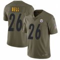 Pittsburgh Steelers #26 Le'Veon Bell Limited Olive 2017 Salute to Service NFL Jersey