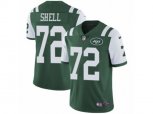 New York Jets #72 Brandon Shell Green Team Color Vapor Untouchable Limited Player NFL Jersey
