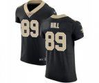New Orleans Saints #89 Josh Hill Black Team Color Vapor Untouchable Elite Player Football Jersey