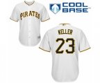 Pittsburgh Pirates Mitch Keller Replica White Home Cool Base Baseball Player Jersey