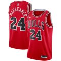 Chicago Bulls #24 Lauri Markkanen Nike Red 2020-21 Swingman Jersey