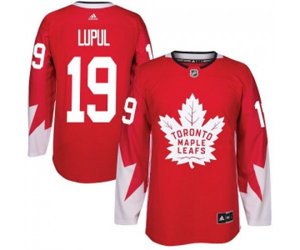 Toronto Maple Leafs #19 Joffrey Lupul Authentic Red Alternate NHL Jersey