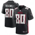 Atlanta Falcons #80 Laquon Treadwell Nike Black Game Player Jersey