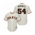 San Francisco Giants #54 Reyes Moronta Authentic Cream Home Cool Base Baseball Player Jersey