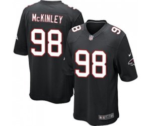 Atlanta Falcons #98 Takkarist McKinley Game Black Alternate Football Jersey