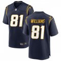 Los Angeles Chargers #81 Mike Williams Nike Navy Alternate Vapor Limited Jersey