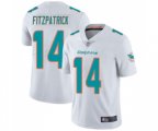 Miami Dolphins #14 Ryan Fitzpatrick White Vapor Untouchable Limited Player Football Jersey