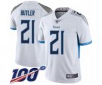 Tennessee Titans #21 Malcolm Butler White Vapor Untouchable Limited Player 100th Season Football Jersey
