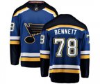 St. Louis Blues #78 Beau Bennett Fanatics Branded Royal Blue Home Breakaway NHL Jersey