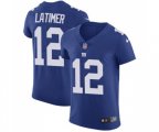 New York Giants #12 Cody Latimer Royal Blue Team Color Vapor Untouchable Elite Player Football Jersey