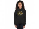 Women Detroit Pistons Gold Collection Pullover Hoodie Black