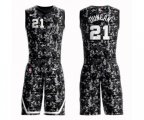 San Antonio Spurs #21 Tim Duncan Swingman Camo Basketball Suit Jersey - City Edition