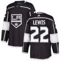 Los Angeles Kings #22 Trevor Lewis Premier Black Home NHL Jersey