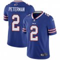 Buffalo Bills #2 Nathan Peterman Royal Blue Team Color Vapor Untouchable Limited Player NFL Jersey