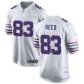 Buffalo Bills Retired Player #83 Andre Reed Nike White Alternate Retro Vapor Limited Jersey