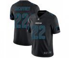 Carolina Panthers #22 Christian McCaffrey Limited Black Rush Impact Football Jersey