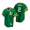 Nike Oakland Athletics #2 Khris Davis Kelly Green Cooperstown Collection Road Stitched Baseball Jersey